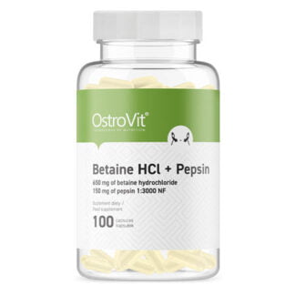 Betain-HCL & Pepsin 100-kapslar