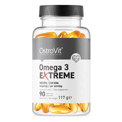Omega-3 Extreme 500mg-EPA 250mg-DHA 90-kapslar