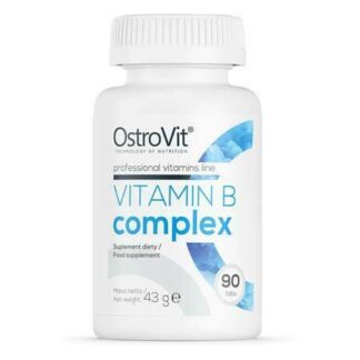 Köpa högkvalitativt Vitamin-B Komplex + Vitamin-C 90-tabletter kosttillskott - online