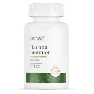 Bacopa-extrakt (Brahmi) 200mg 90-tabletter