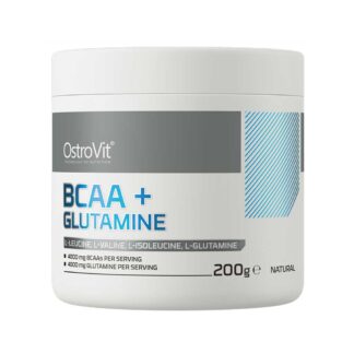 Köpa högkvalitativt BCAA + Glutamin Pulver 200 gram kosttillskott - online