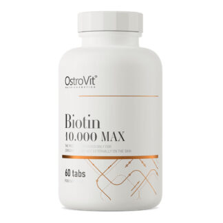 högkvalitativt Biotin 10000 mcg (hög-dos) 60-tabletter kosttillskott