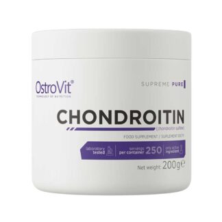Köp högkvalitativt Chondroitin pulver (Kondroitinsulfat) 200-gram - Kondroitin är en naturlig förening som finns i brosk och bindväv, i form av kondroitinsulfat.