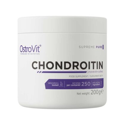 Köp högkvalitativt Chondroitin pulver (Kondroitinsulfat) 200-gram - Kondroitin är en naturlig förening som finns i brosk och bindväv, i form av kondroitinsulfat.