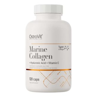 Marint-kollagen + Hyaluronsyra + Vitamin-C 120-kapslar