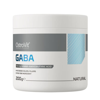Högkvalitativt GABA Pulver (Gamma-aminosmörsyra) 200-gram - Ostrovit - Ett kosttillskott med mikroniserat gamma-aminosmörsyra för ökad absorption!