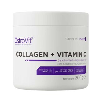 Köp högkvalitativt Kollagen pulver + Vitamin-C 200-gram kosttillskott - online