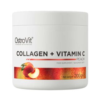Köp Kollagen + Vitamin-C pulver Persika 200 gram online