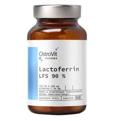 Lactoferrin (Laktoferrin) LFS-100mg + Inulin + C-vitamin 60-kapslar