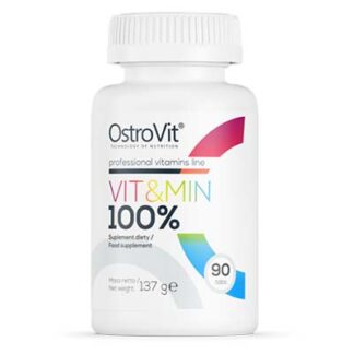 Multivitamin Vitaminer + Mineraler 100% 90-tabletter