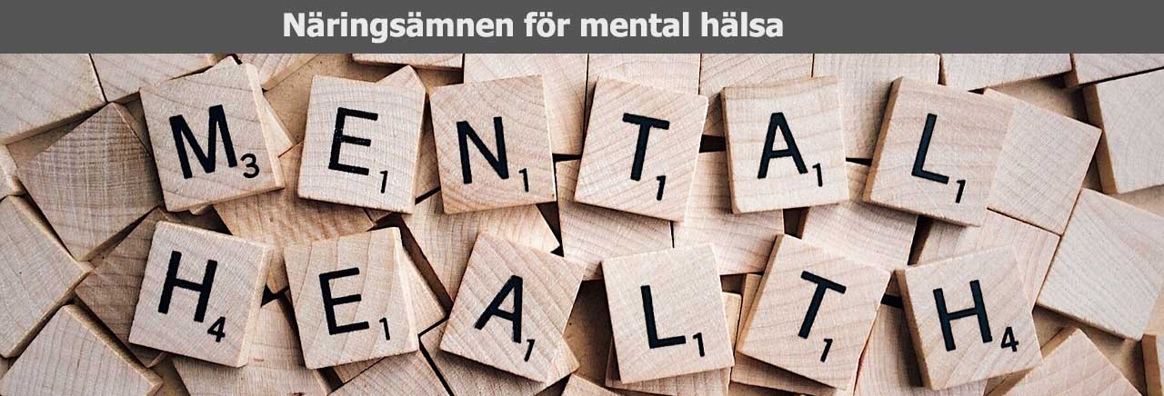 Näringsämnen och mental hälsa