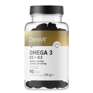 OMEGA-3 + D3 + K2 + Vitamin-E 90-kapslar