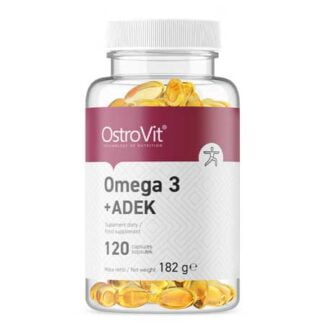 Omega-3 + ADEK Vitamin-komplex 120-kapslar