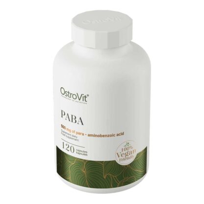 kosttillskott Paba (para aminobensoesyra) 500mg 120-kapslar_2