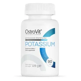 Potassium (kalium-tillskott) 350mg 90-tabletter