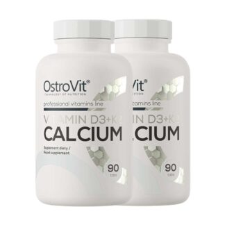 Köpa högkvalitativt D-vitamin 2000IE + Vitamin-K2 + Kalcium 180-tabletter kosttillskott - online