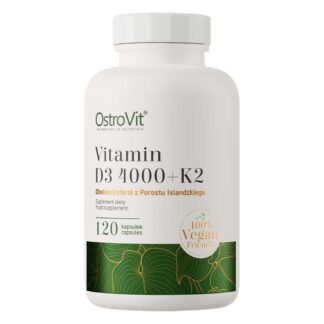 Köpa högkvalitativt Vitamin-D3 Vegan + K2 (4000ie) 120-kapslar kosttillskott - online