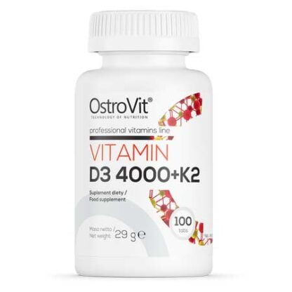 Vitamin-D3 4000ie + K2 100-tabletter