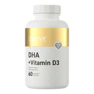 Vitamin D3 + Omega-3 (DHA-300mg) 90-kapslar